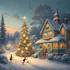 make christmas themed illustration