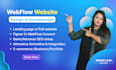 develop webflow website, figma to webflow, webflow design, webflow expert