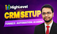 be gohighlevel CRM, sales funnel, ai automation, ghl website expert