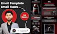 design responsive klaviyo email template and klaviyo email flows