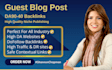 do guest posts on high da sites with dofollow backlinks