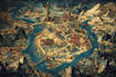 create fantasy map illustration