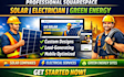 design squarespace solar installer website green energy website electrician site