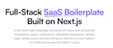 create a full saas app boilerplate in a few hours