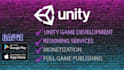 develop 3d,2d, simulation mobile game development with unity