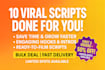 writing self improvement scripts that spread like wildfire
