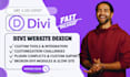 be divi theme expert, divi builder, divi customization, redesign divi website
