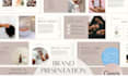 build brand identity stand out, sleek minimalist logo with full branding kit