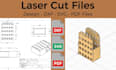 create laser cut ready svg dxf files and custom design