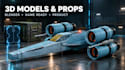 model 3d game assets and environments in blender