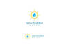 design unique water company logo