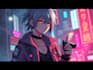 design anime character , cyberpunk character