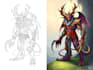 illustrate fantasy art creatures and characters