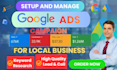 setup google ads ppc search campaigns for local business