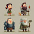 create 2d game character, sprite sheet, animation
