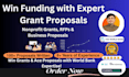 write expert grant proposals with world bank experience