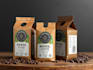create coffee label and packaging design