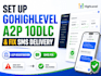 set up gohighlevel a2p 10dlc and fix SMS delivery