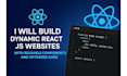 build dynamic react js websites with reusable components and optimized code