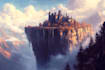 do fantasy landscapes and scenery art