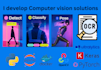 do computer vision, ocr, image processing, yolo, python