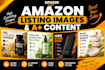 design product listing images and a plus content design