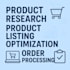 product research porduct listing listing optimization or order processing