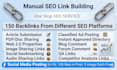 provide all in one manual SEO link building package