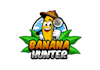 design mascot cartoon banana hunter logo