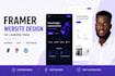design framer website develop modern framer design framer landing page