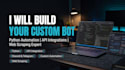 build a custom bot for discord telegram or web