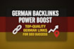 build premium german backlinks to increase organic traffic
