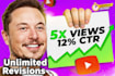 make scroll stopping youtube thumbnails that boost clicks