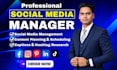 be your professional social media marketing manager and content creator