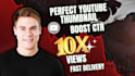 design a perfect thumbnail, youtube thumbnail, clickbait thumbmail