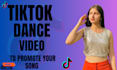 create fire tiktok dance video on your song