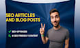 do high quality ai SEO blog posts and articles and faq