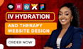 design aba therapy medical healthcare iv hydration  therapy website