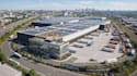 create 3d warehouse, data center, factory building logistics site