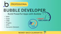 build responsive bubble web app and bubble mobile app