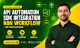 create custom api automation, sdk integration, n8n workflow for your business