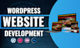 build responsive wordpress website design, website development
