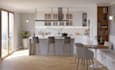 redesign kitchen interior,cgi apartment render,furniture layout, pendant lighten