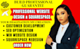design, redesign, edit carrd, wix studio website,squarespace