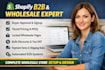 build a shopify b2b wholesale store with pricing and bulk orders