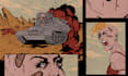 create post apocalyptic gritty retro comic art illustrations