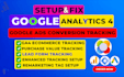 setup google analytics 4, ga4 ecommerce tracking, conversion tracking by GTM