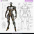 make 2d character design and character sheet