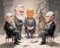 create custom political satire or editorial cartoon art