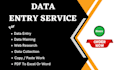 be your virtual assistant for data entry, typing, copy paste and web resechag